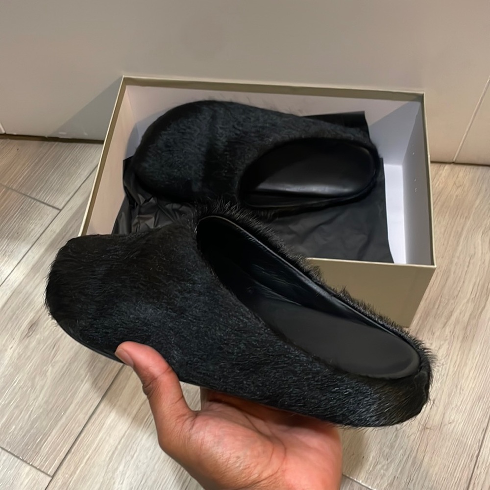 Fur Marni slides